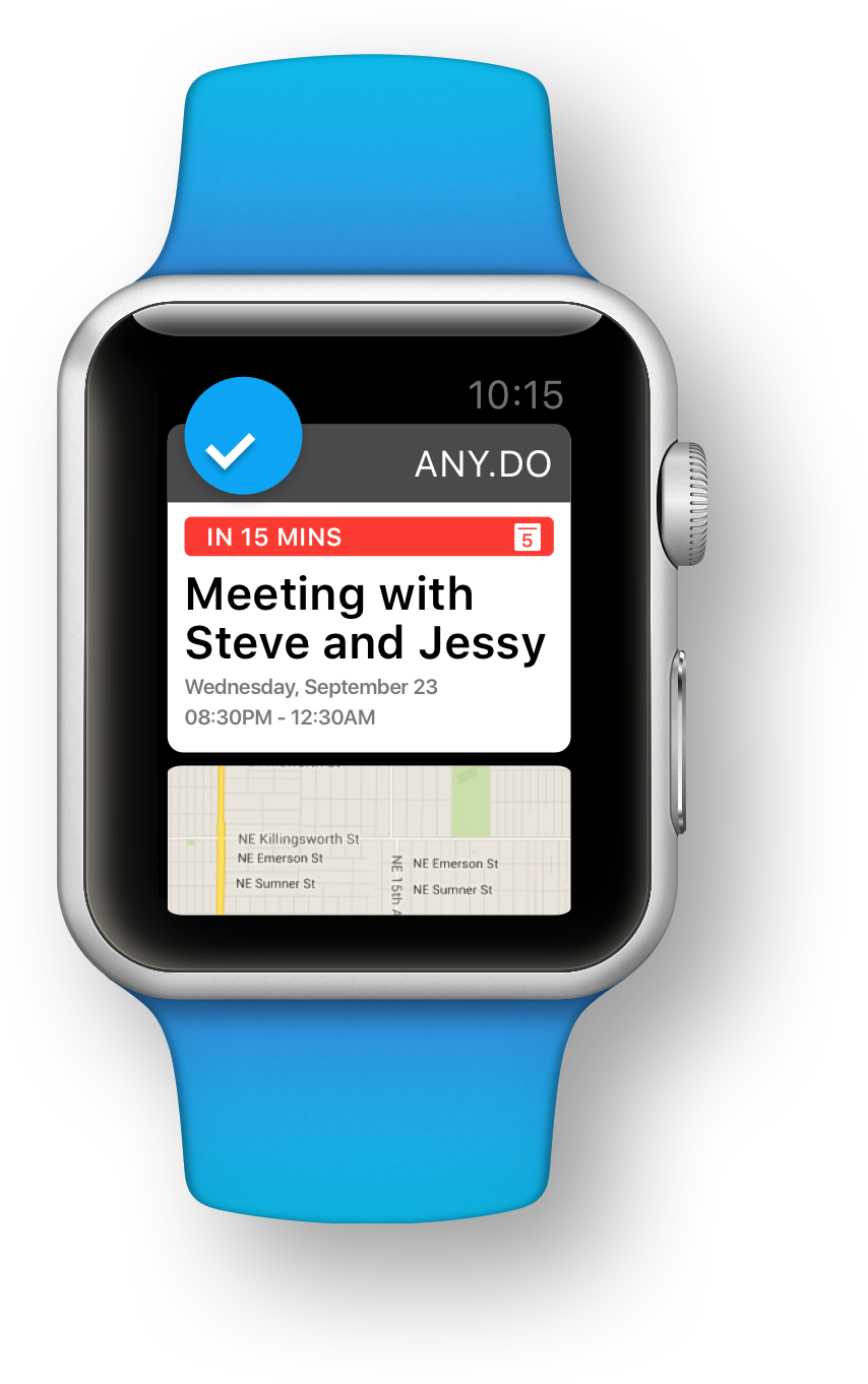 The Best Calendar App for Apple Watch Any.do